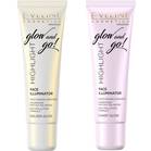 Eveline Cosmetics Highlight Glow and Go! - rozświetlacze do twarzy i ciała